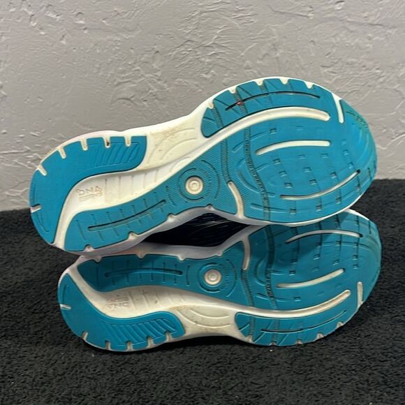🔥🔥 BROOKS Glycerin GTS 20 Running Shoes Women Size 9 - Peacoat / Ocean - GUC - Picture 9 of 14